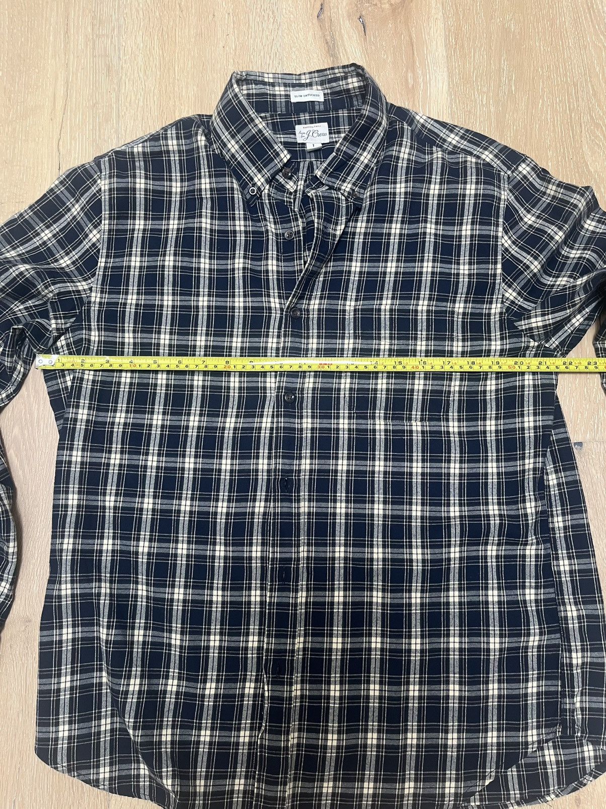 J.Crew J Crew Slim Untucked Flannel Size US L / EU 52-54 / 3 - 3 Thumbnail