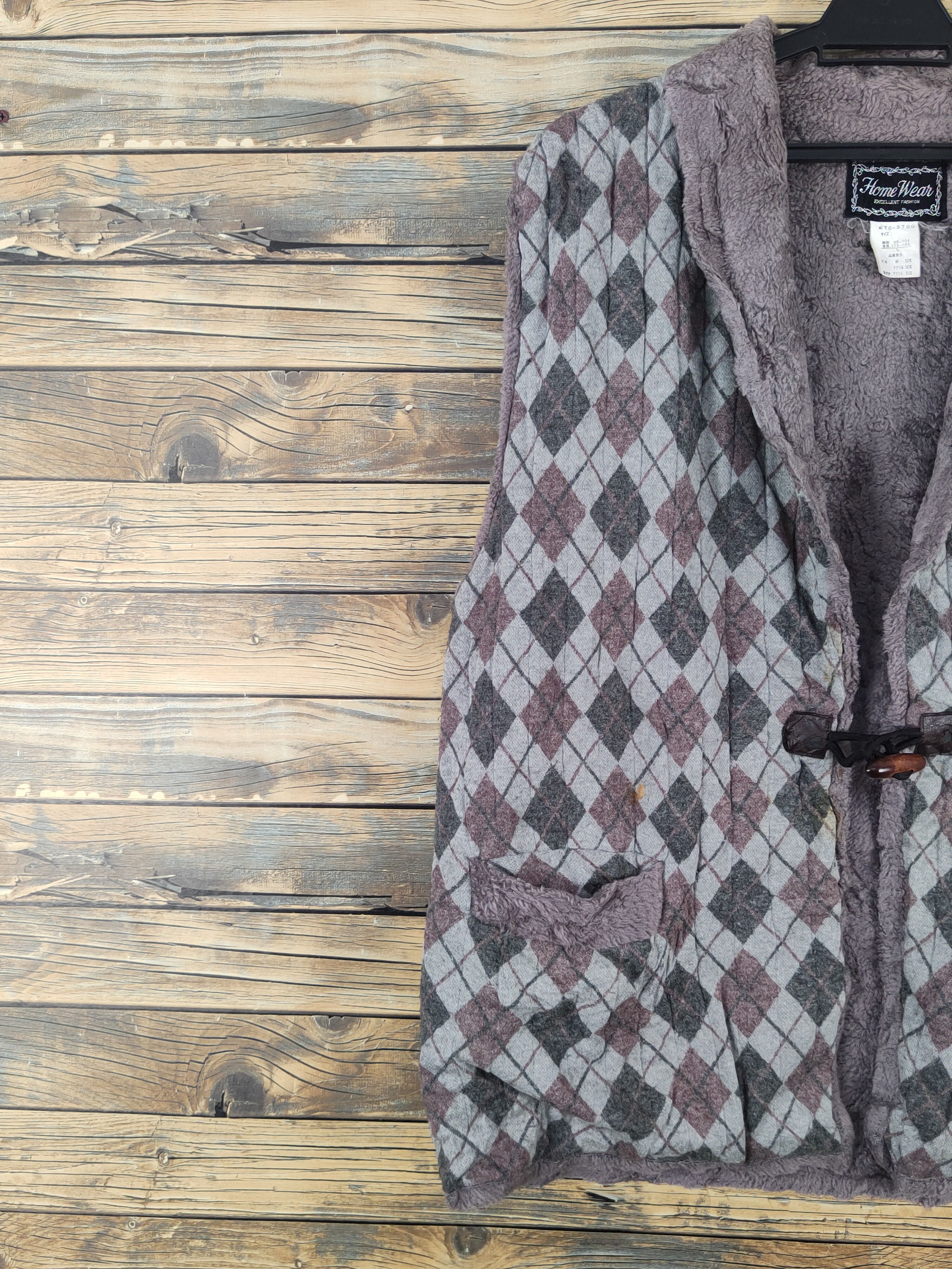 Japanese Brand × Vintage Vintage Japanese Brand Purple Gray Fur Mohair Vests Size US L / EU 52-54 / 3 - 4 Thumbnail