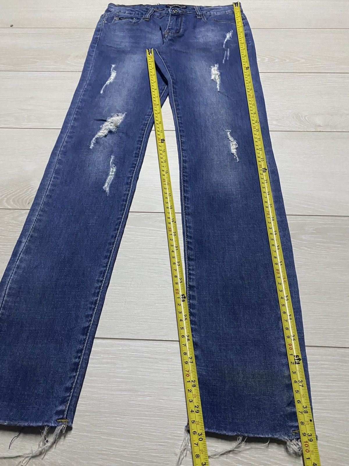 Dolce & Gabbana Woman Dolce Gabbana Distressed Skinny Fit Jeans Size US 28 / EU 44 - 14 Thumbnail