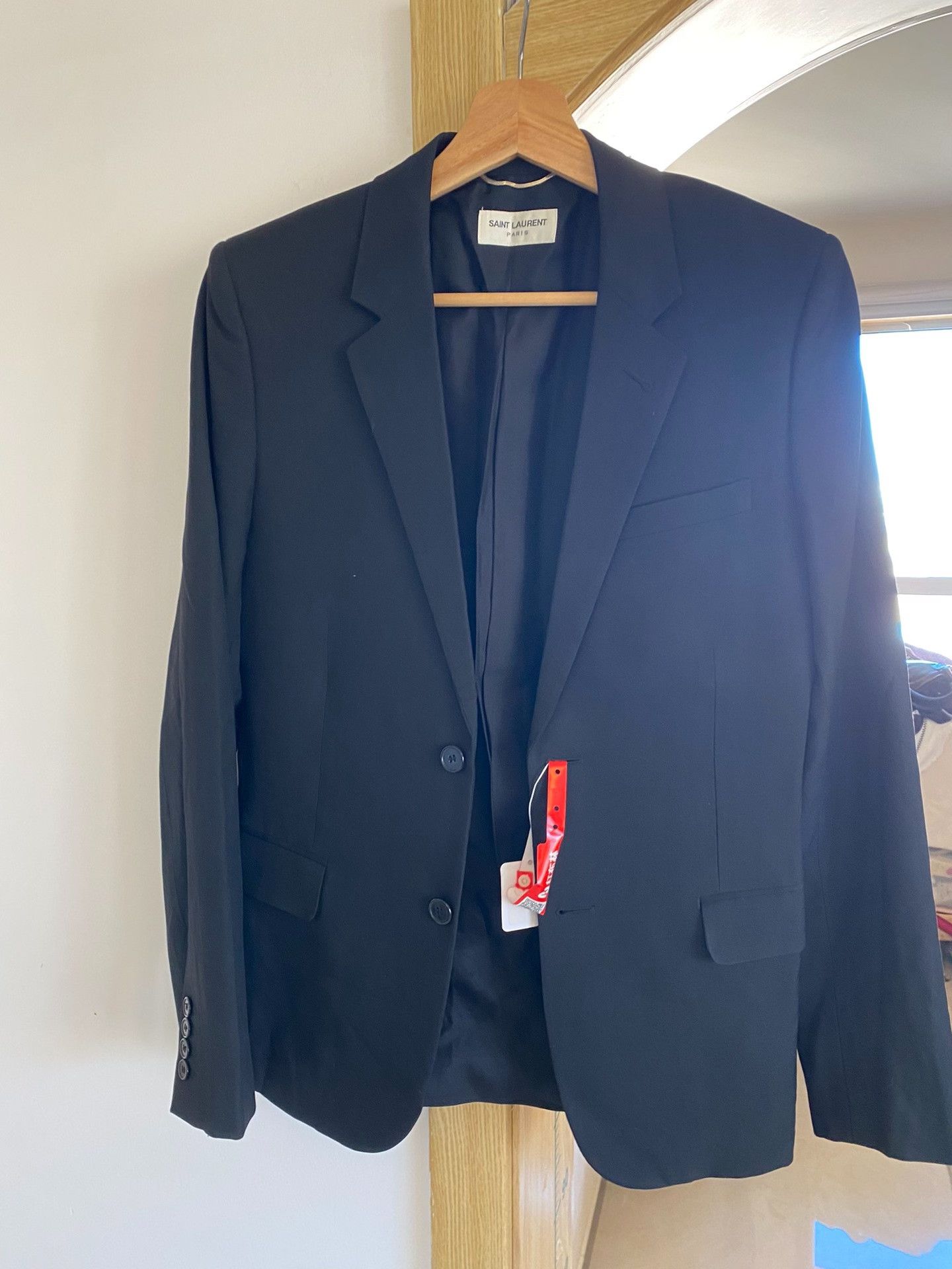 Saint Laurent Paris Saint Laurent Black Men's Blazer Size US S / EU 44-46 / 1 - 1 Thumbnail