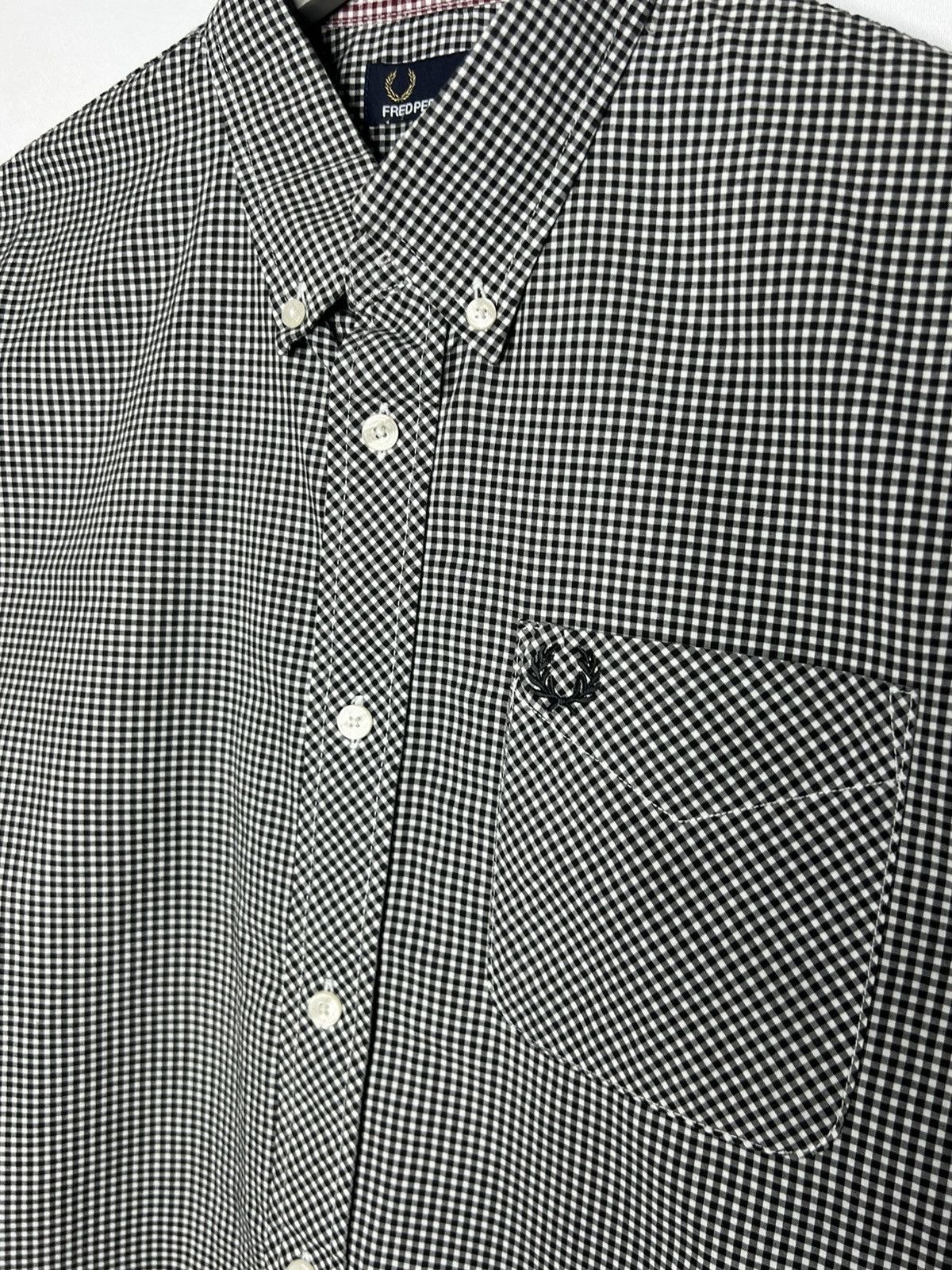 Fred Perry Fred Perry Plaid Shirt Long Sleeve Tee Based Size US L / EU 52-54 / 3 - 3 Thumbnail