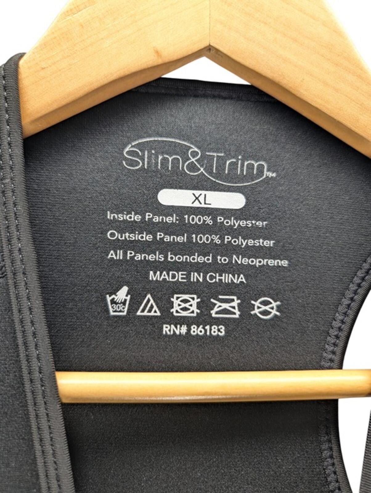 Other Slim & Trim Sauna Vest Women’s XL Full Zip Neoprene Black Size XL / US 12-14 / IT 48-50 - 5 Thumbnail