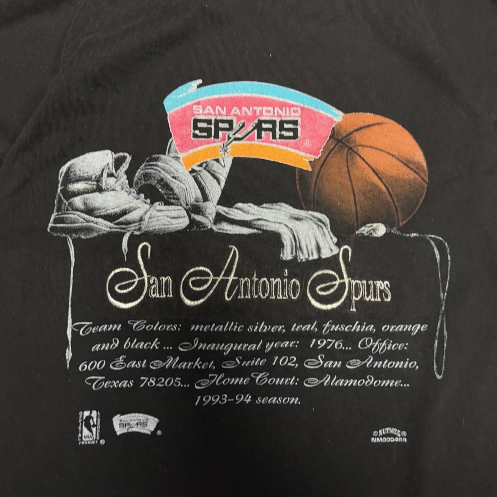 Nutmeg 90s Spurs Tee — L — Size US L / EU 52-54 / 3 - 2 Thumbnail