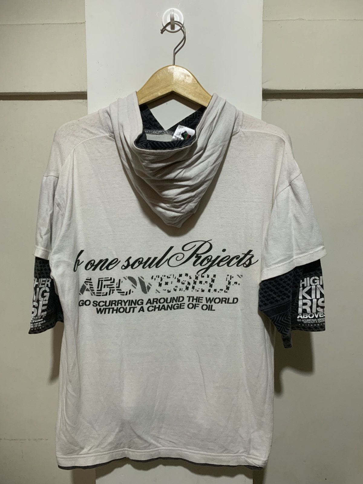 14th Addiction Japanese Double Layer B-One Soul Project Hoodie Tee Shirt Size US L / EU 52-54 / 3 - 14 Thumbnail