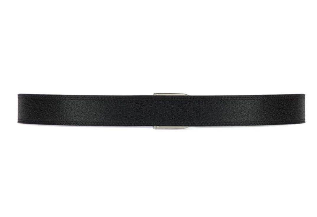 Gucci Gucci GG Leather Belts Black Width 3cm 722371 Size 42 - 3 Thumbnail
