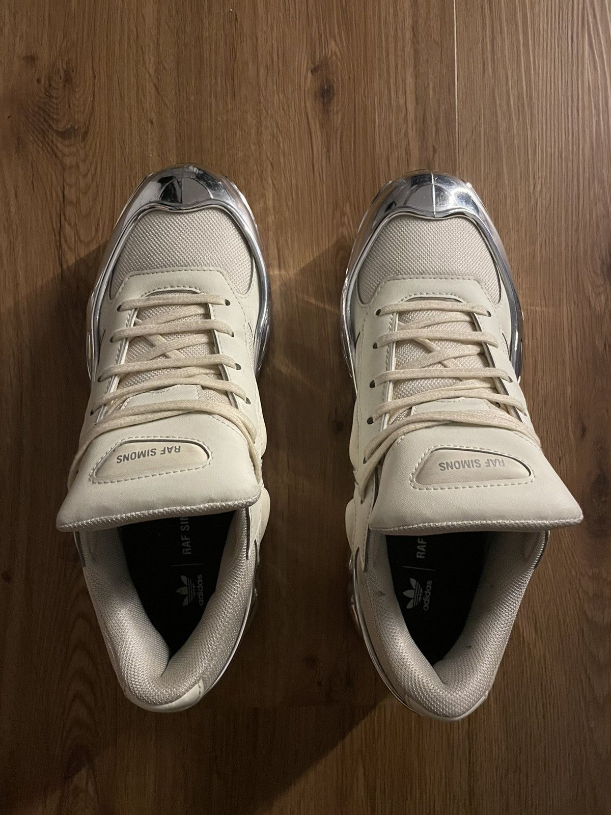 Adidas × Raf Simons Raf simons ozweego mirrored cream Size US 8.5 / EU 41-42 - 3 Thumbnail