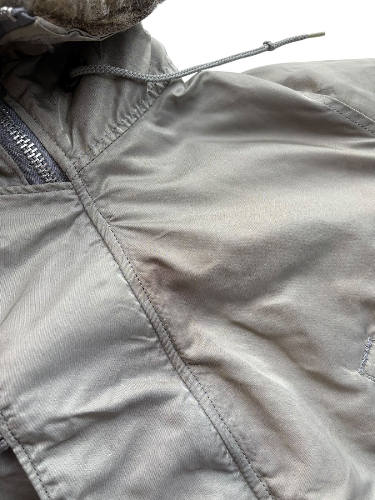 Alpha Industries Vintage Alpha Industries Bombers Hoodie Flight Jacket Size US M / EU 48-50 / 2 - 9 Thumbnail