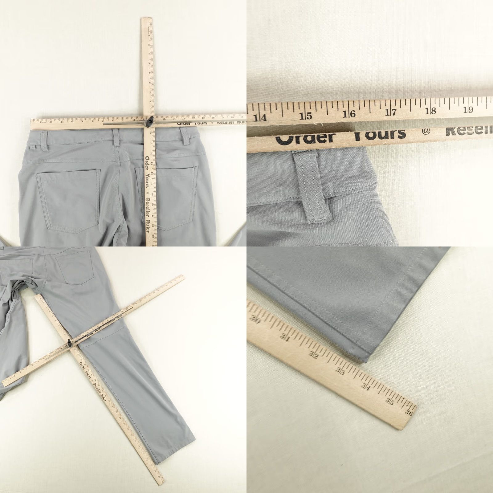 Lululemon Lululemon Pants Mens 32 Gray Melanite Classic Fit 34" Performance Chino Golf Size US 32 / EU 48 - 8 Thumbnail