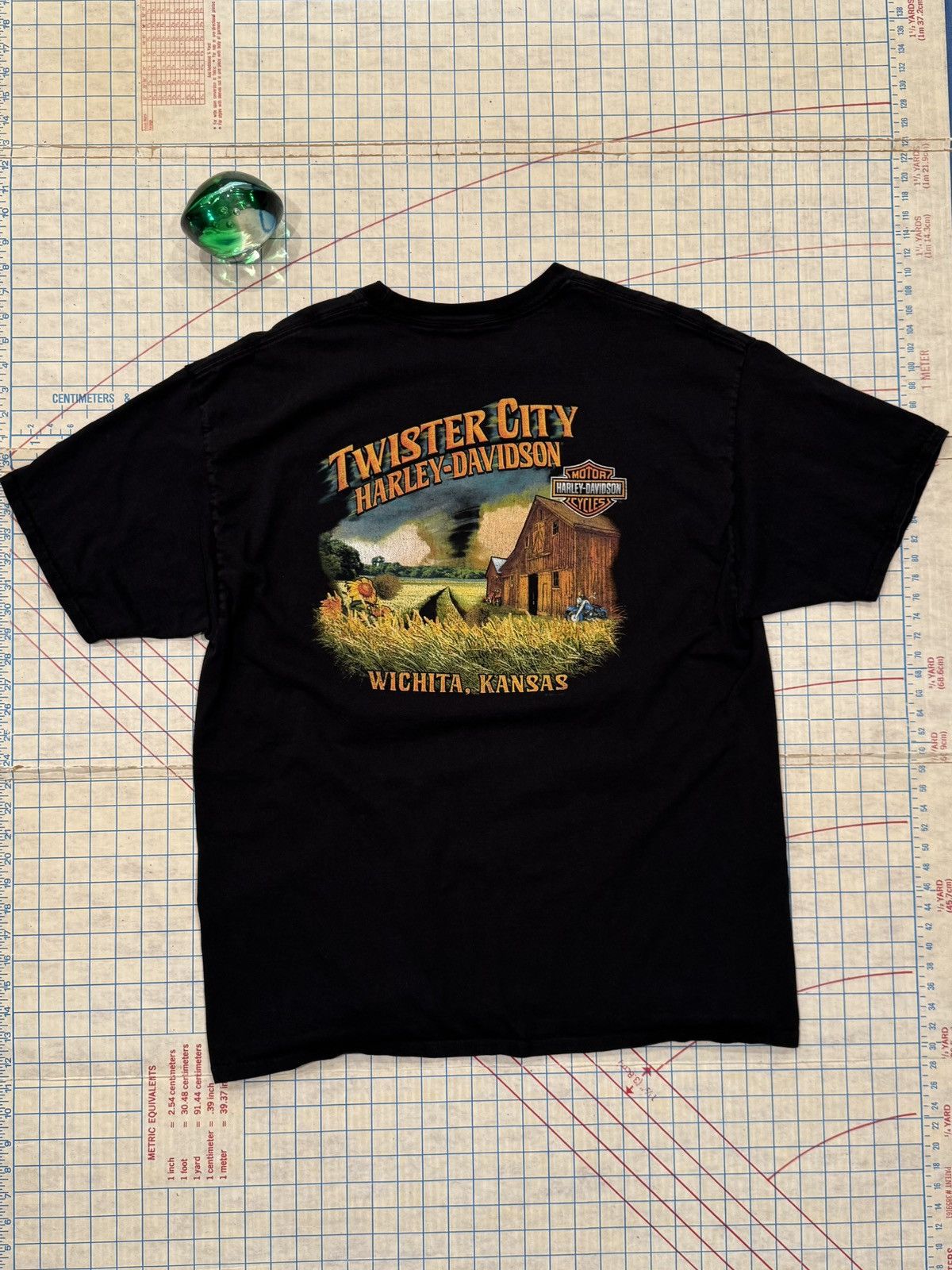 Harley Davidson Harley Davidson Twister City Wichita Kansas Graphic Tee XL Size US XL / EU 56 / 4 - 2 Thumbnail
