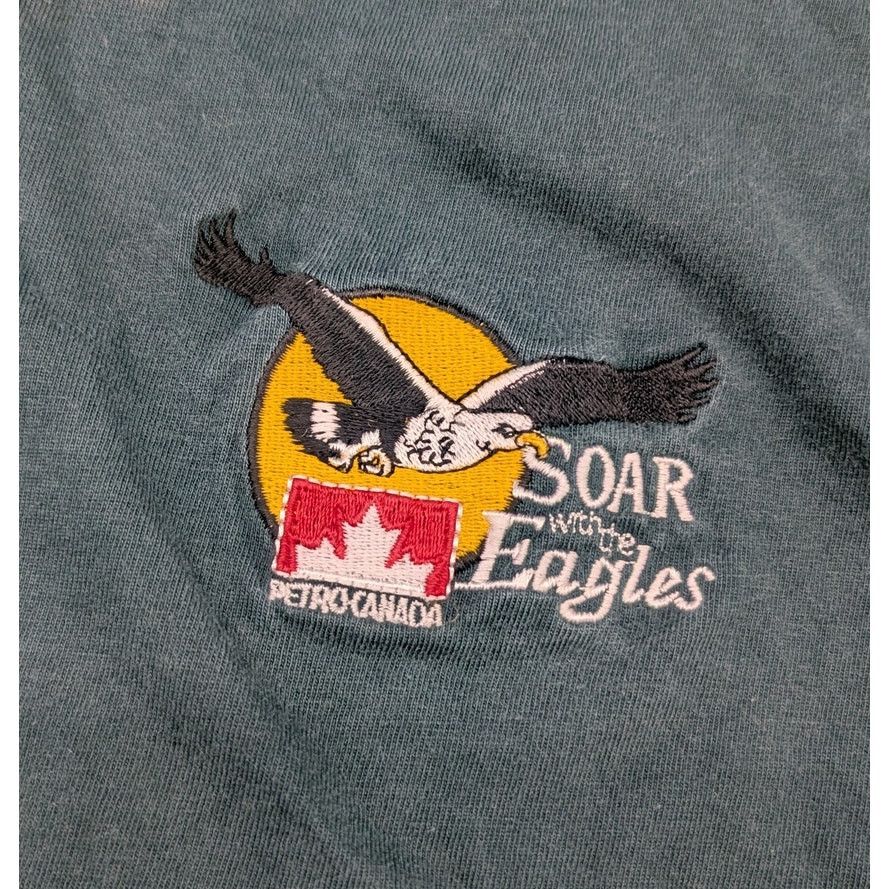 Vintage Vintage Soar with the Eagles Petro Canada long sleeve shirt Size US L / EU 52-54 / 3 - 2 Thumbnail