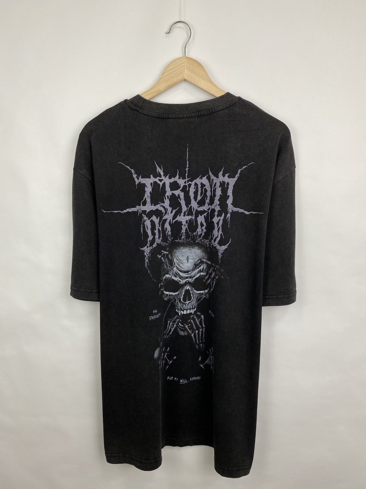 Vintage 💀 Vintage Y2K Faded The Darkness It Pulls Skull Death tee Size US XL / EU 56 / 4 - 3 Thumbnail