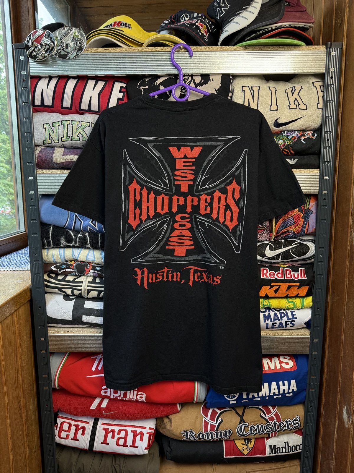 Vintage 00s West Coast Choppers Paul Walker tee Texas biker