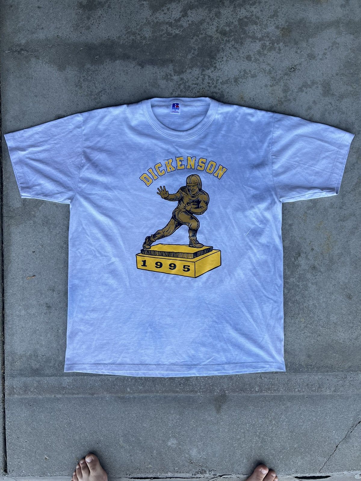 Russell Athletic × Vintage 1995 Vintage Russell Sports T-Shirt Size US XL / EU 56 / 4 - 1 Thumbnail