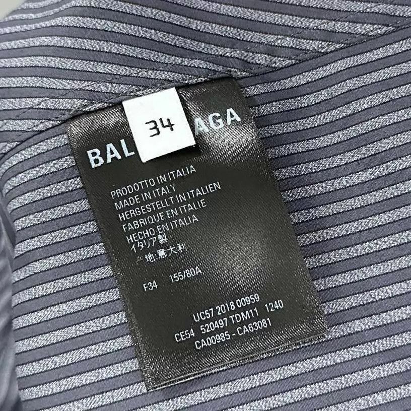 Balenciaga Balenciaga Women's Back Logo Button-Up Shirt 34 Size XXS / US 00 / IT 34 - 5 Thumbnail
