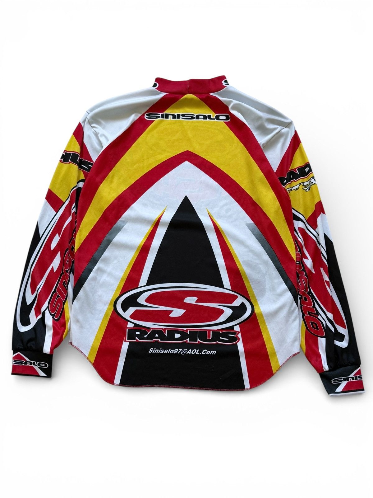 Sports Specialties Vintage 90s Sinisalo Worldwide Motocross Racing Jersey Size US L / EU 52-54 / 3 - 7 Thumbnail