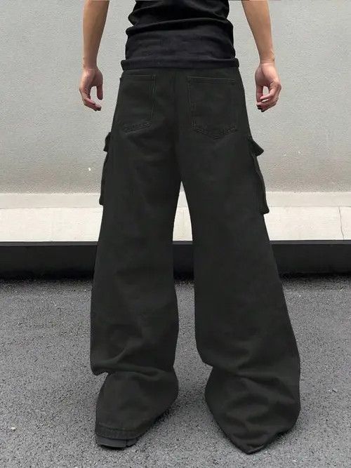 Other Cargo Vintage Wide Leg Workwear Jeans Premium Size US 34 / EU 50 - 2 Thumbnail