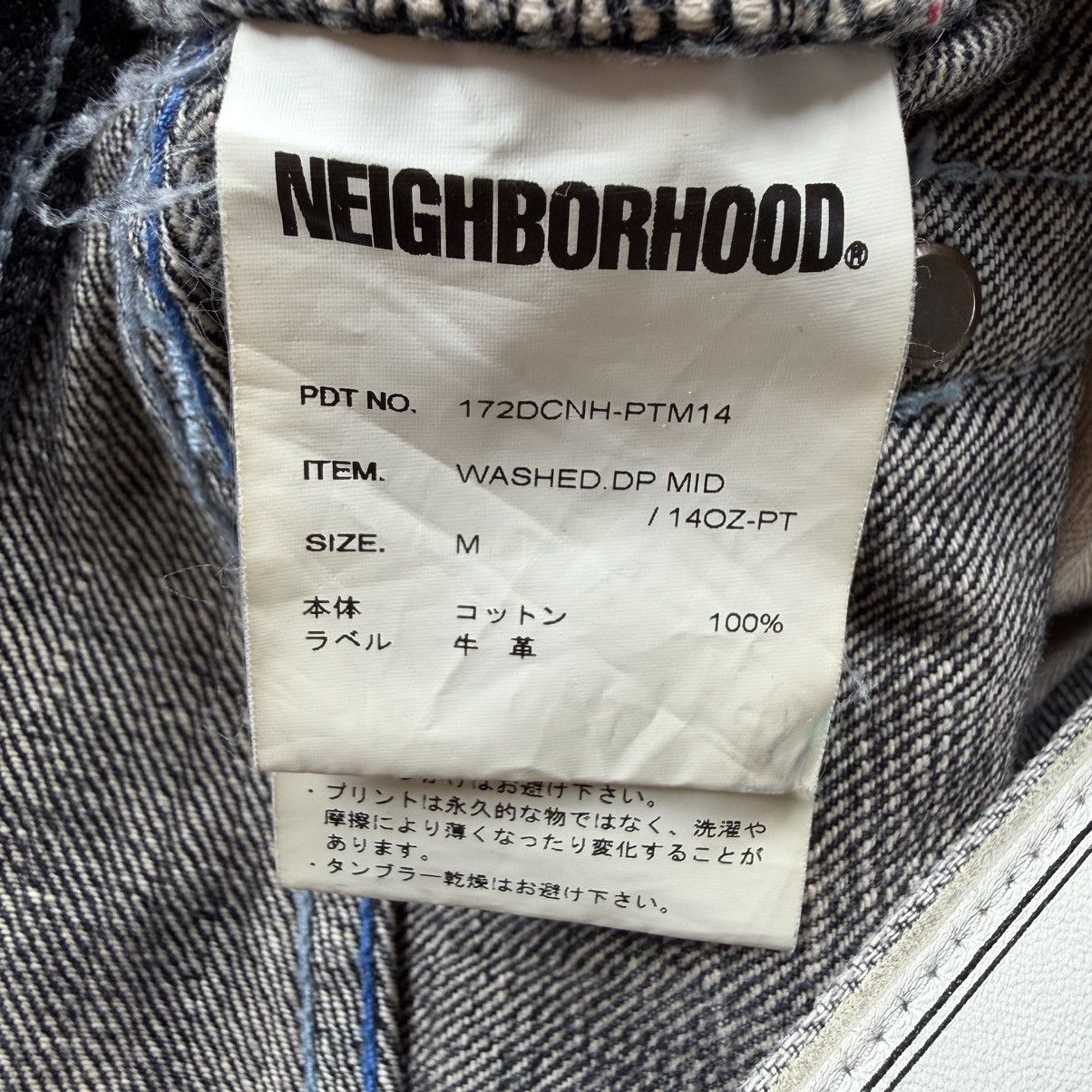 Neighborhood Neighborhood Japan - Washed Deep Mid 14oz Selvedge Jeans Size US 32 / EU 48 - 12 Thumbnail