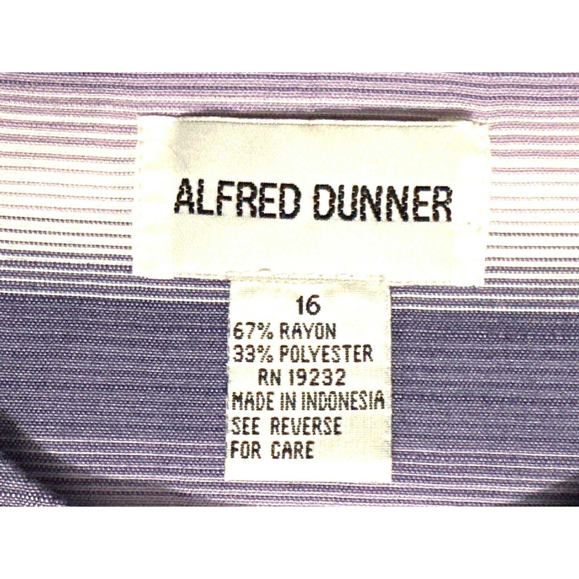 Other Alfred Dunner Size 16 Lavender Stripe Button Blouse Cottagec Size XXL / US 16-18 / IT 52-54 - 8 Thumbnail