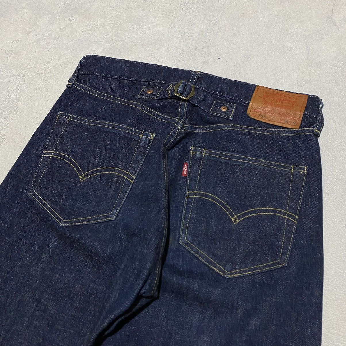 Levi's Levi's 702 J22 Big E Buckle Back Selvedge Denim Pants Levi's Levi's 702 J22 Big E Buckle Back Selvedge Denim Pants