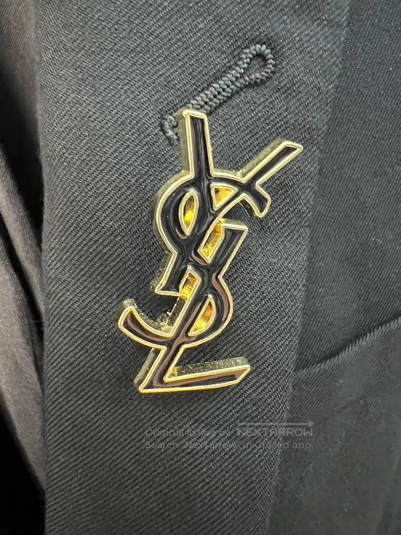 Saint Laurent Paris Saint Laurent Paris Black wool coat Size XXS / US 00 / IT 34 - 3 Thumbnail