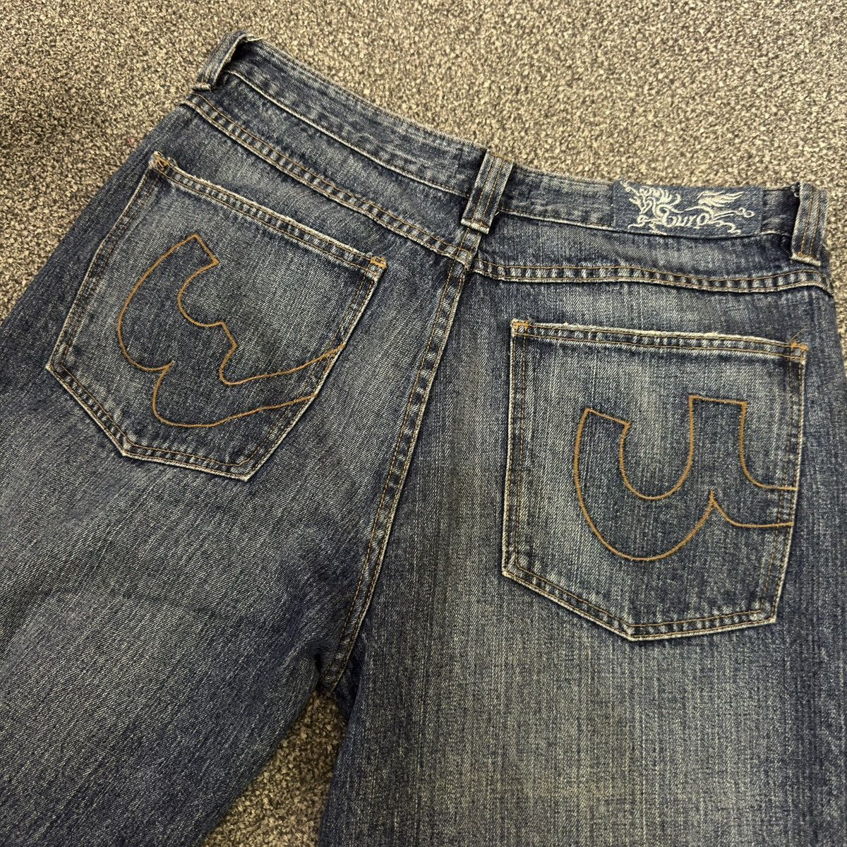 Hysteric Glamour 🔥🇯🇵 Super Baggy Euro Tribal Distressed Denim y2k Style Size US 34 / EU 50 - 8 Thumbnail