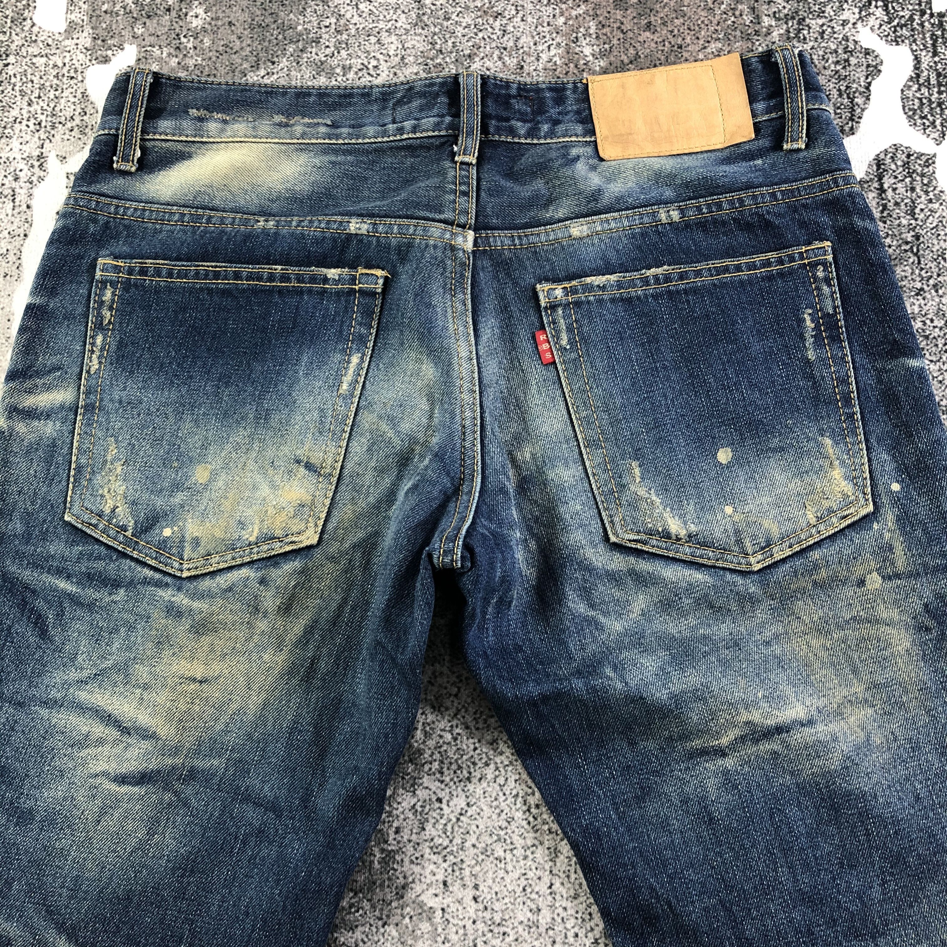 Japanese Brand Rubber Soul Rusty Wash Jeans KJ2161 Size US 32 / EU 48 - 4 Thumbnail