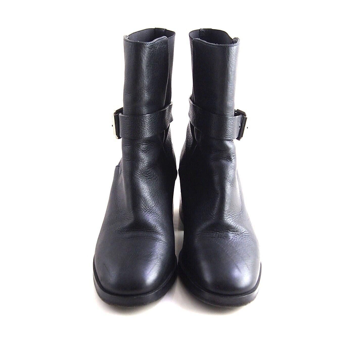 Cos COS Biker Style Ankle Boots Mid Heel Black US 9 EU 39 Size US 9 / IT 39 - 3 Thumbnail