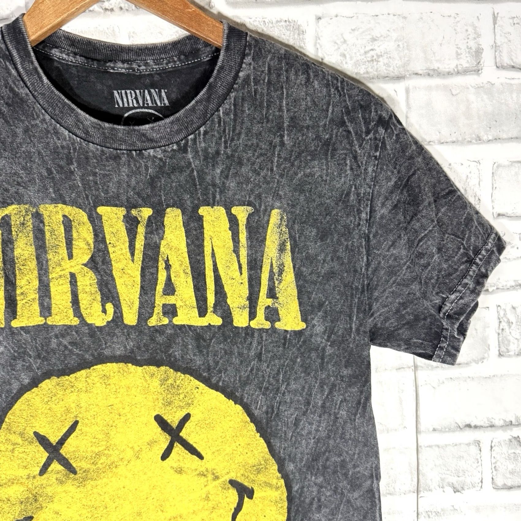 Vintage Nirvana Shirt Mens Size S Gray 100% Cotton Casual Graphic Tee Size US S / EU 44-46 / 1 - 2 Thumbnail