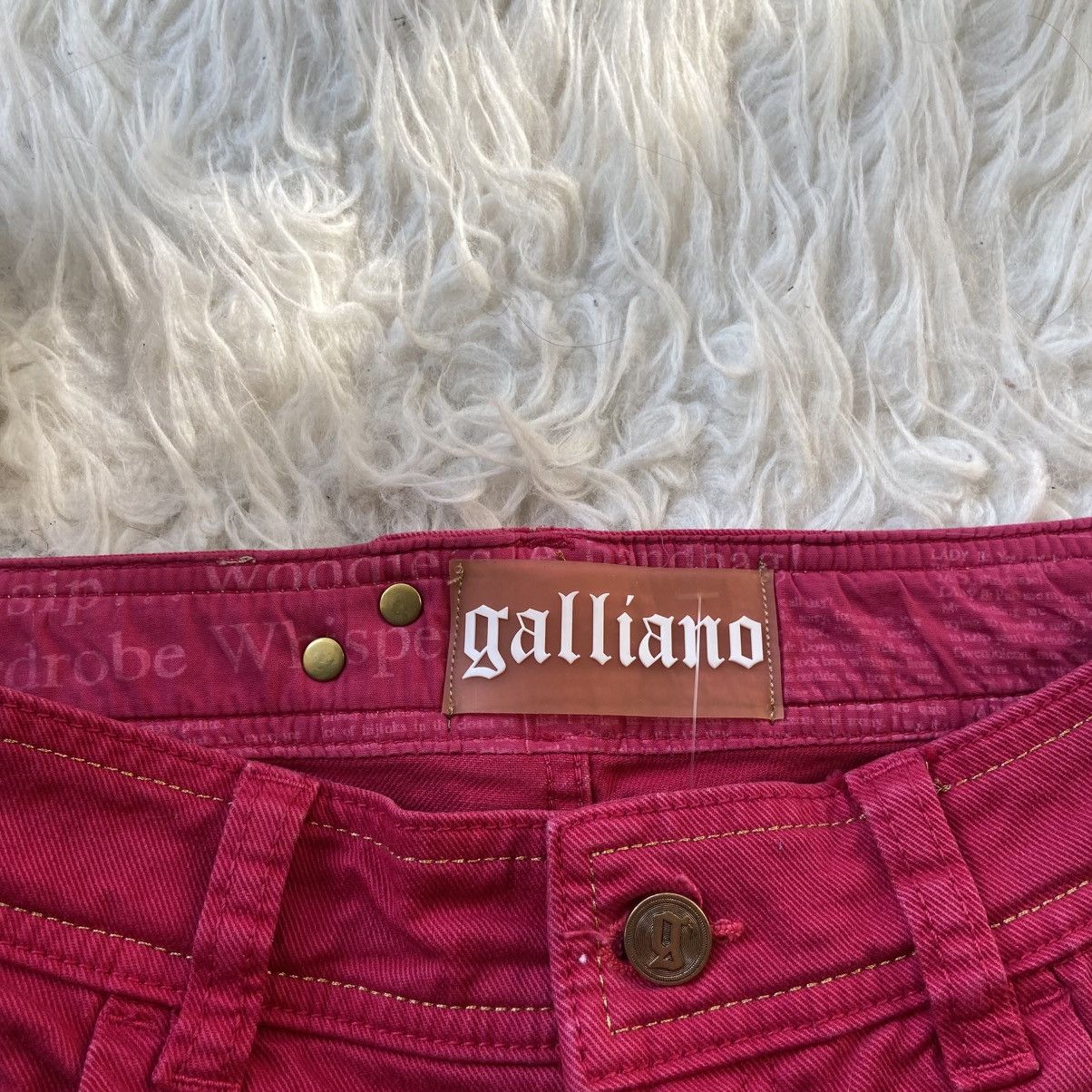 📌 NEW John Galliano Y2K Crazy Damen Bermuda Mini Shorts