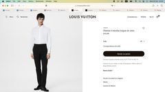 Wear - Louis Vuitton signature solid shirt Price : 1450 BDT S