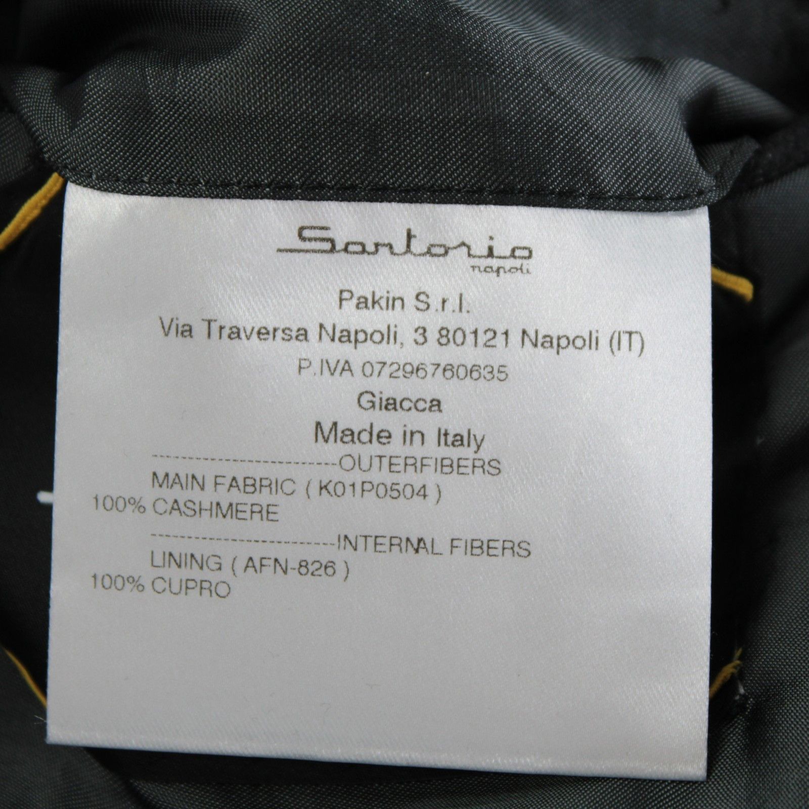 SARTORIO Sartorio Sport Coat Size 44 Regular US in Black Size 44R - 8 Thumbnail