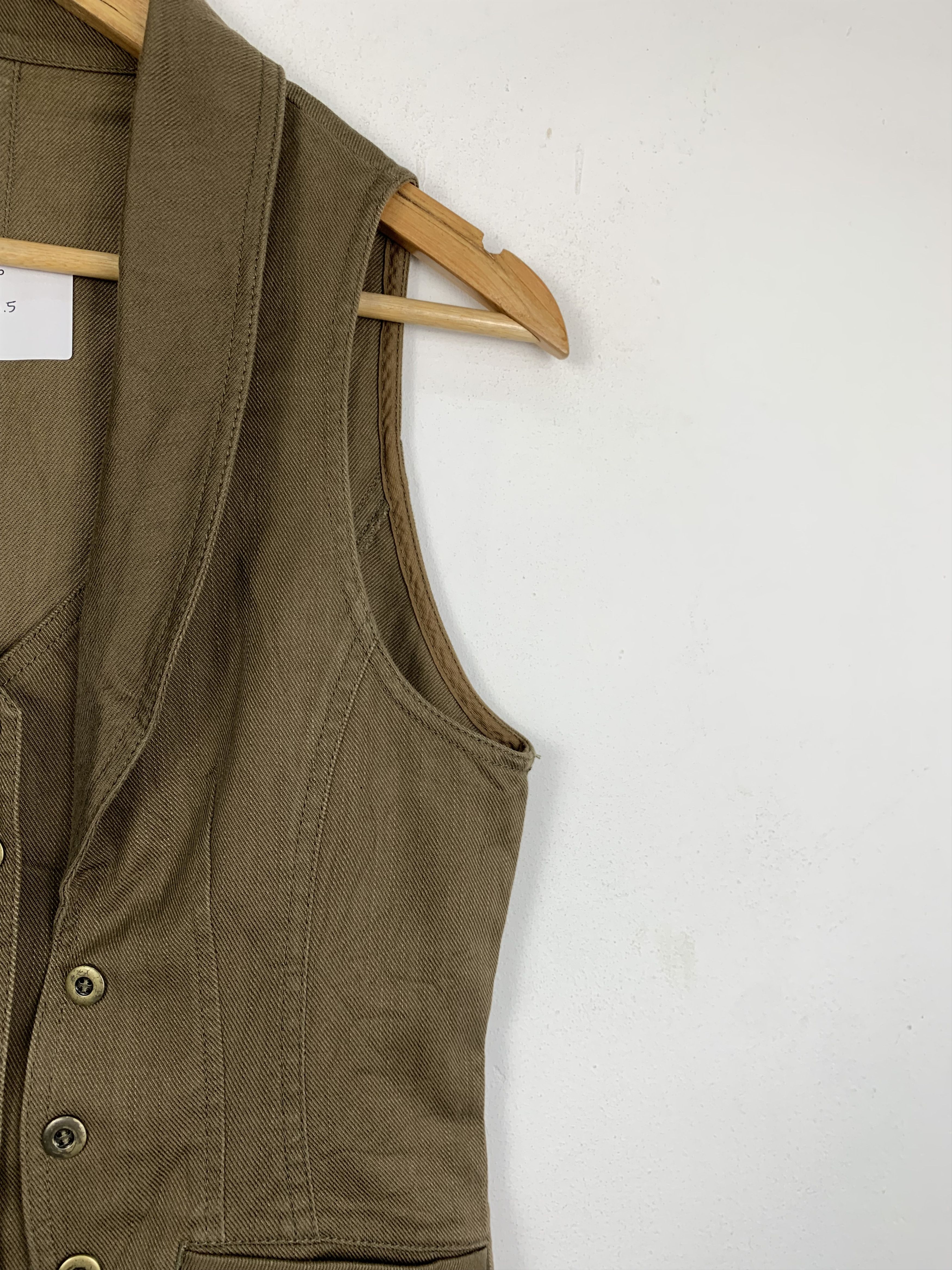 Japanese Brand Vintage Designer Double Pocket Vest J1396 Size US M / EU 48-50 / 2 - 9 Thumbnail