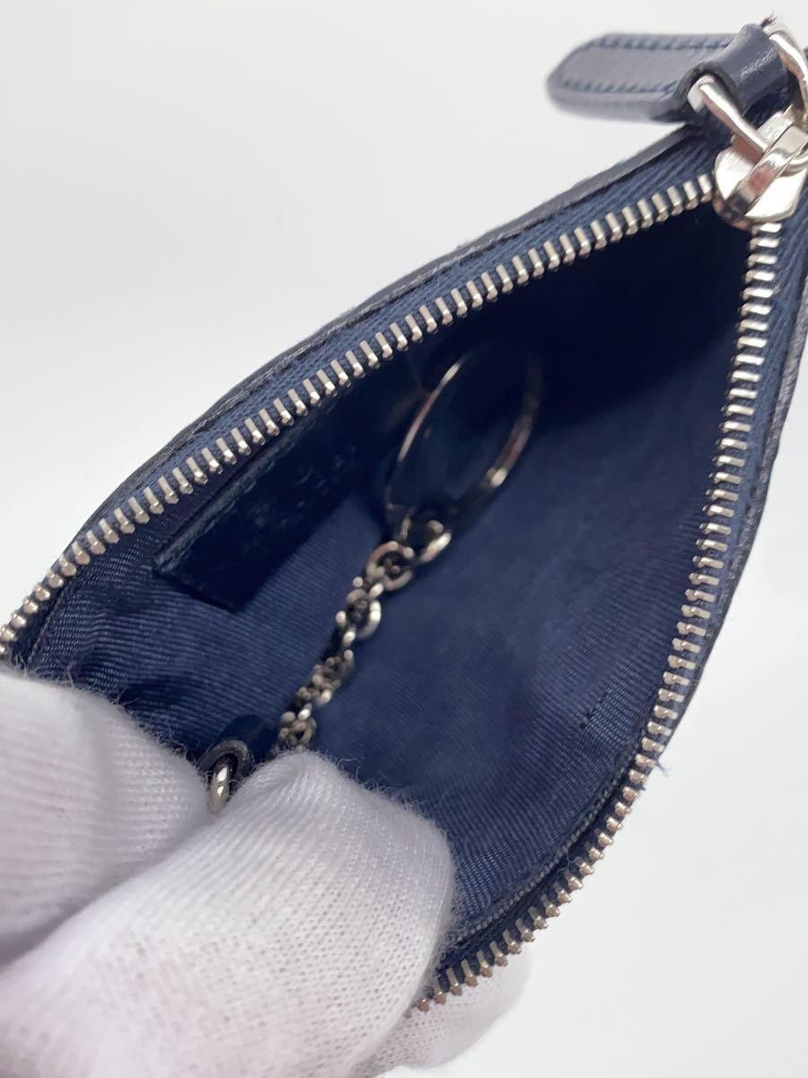 Gucci Gucci Micro Guccissima Leather Coin Case Navy Size ONE SIZE - 4 Thumbnail