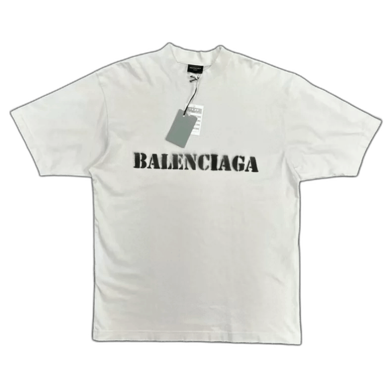 Balenciaga Balenciaga Logo Short Sleeve TShirt-2506 Size US XS / EU 42 / 0 - 1 Thumbnail