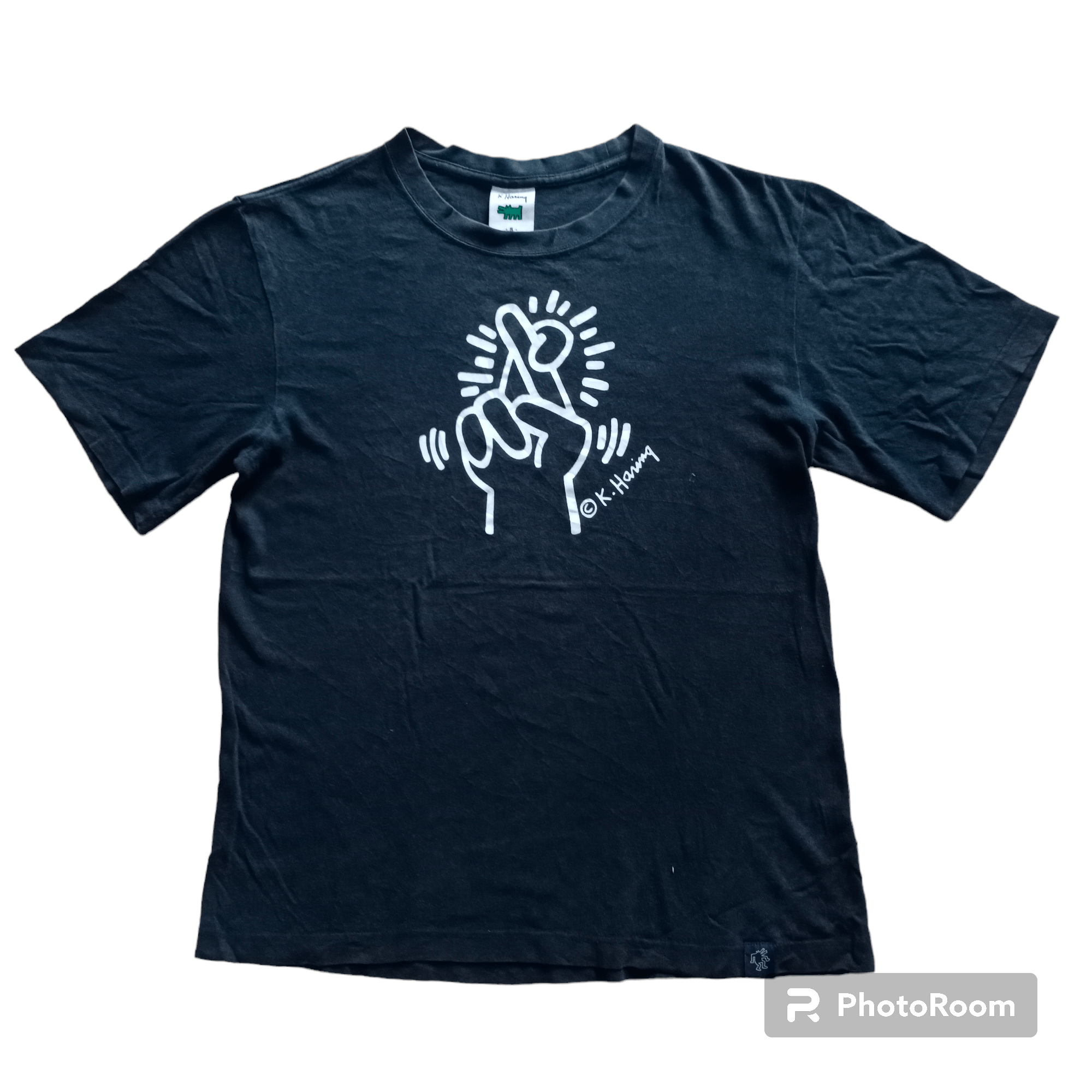 Vintage Keith Haring Two Fingers Pop Art T-shirt Popshop