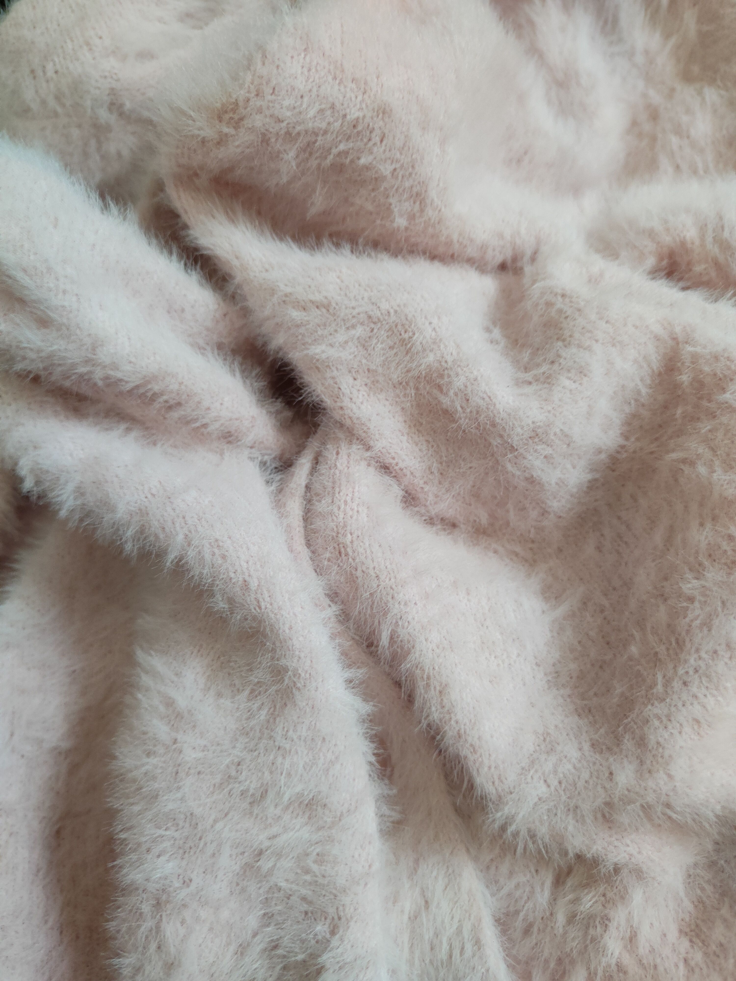 Vintage Vintage 💥 Wego Light Pink Fur Mohair Knitwear Cardigan Size M / US 6-8 / IT 42-44 - 11 Thumbnail