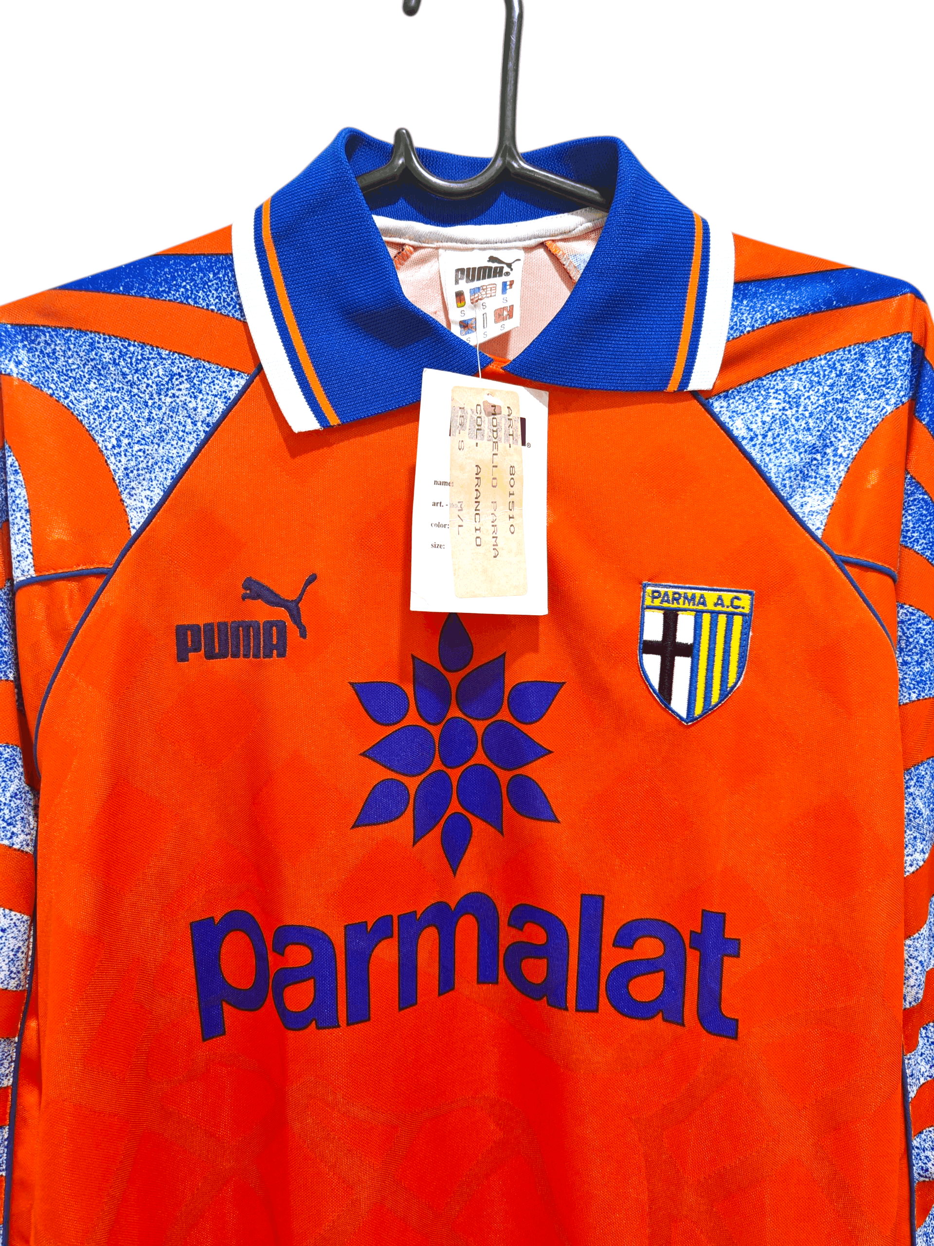 Puma 🇮🇹 [BNWT]​ Parma​ Longsleeve​ 1996-1997​ Third​ Kit Size US S / EU 44-46 / 1 - 3 Thumbnail