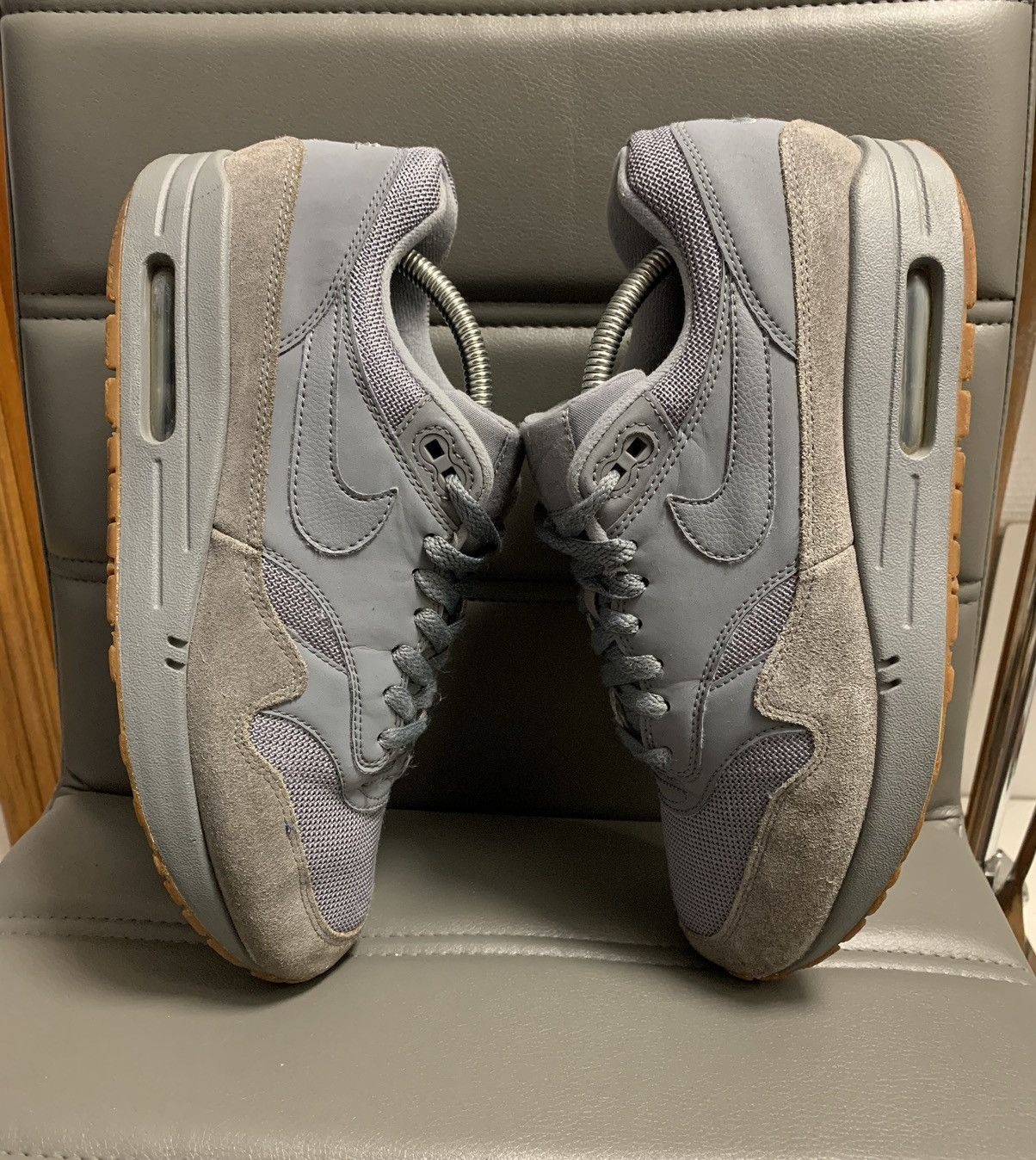 Nike Nike Airmax 1 87 grey low sneakers shoes airmax1 9US 42.5 Size US 9 / EU 42 - 4 Thumbnail