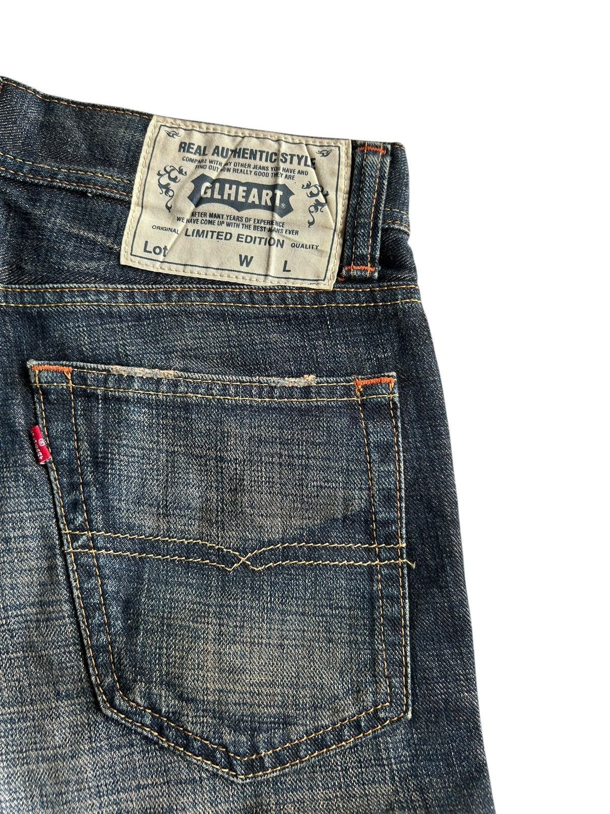 Japanese Brand × Kapital × Vintage Flare GLHEART Rusty limited Edition Denim Jeans Size US 30 / EU 46 - 3 Thumbnail