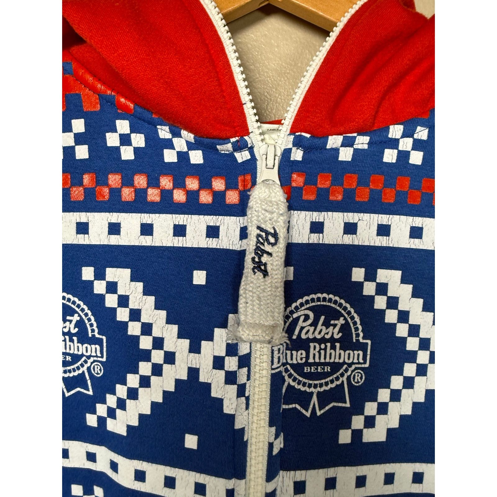 Pabst Blue Ribbon Ltd Ed. Pabst Blue Ribbon (PBR) Fair Isle Onesie Jumpsuit M Size US 32 / EU 48 - 10 Thumbnail