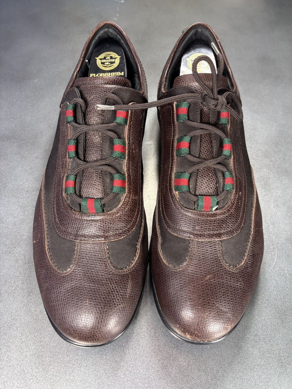 Gucci Gucci F/W 2005 Shoes Leather Sneakers GATs Cleat Soccer Foot Size US 10.5 / EU 43-44 - 10 Thumbnail