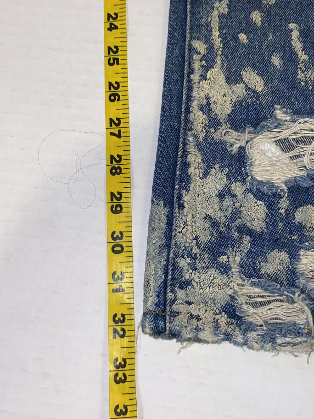Off-White Off White blue Denim Early Collection s. 30 diagonal stripe Size US 30 / EU 46 - 14 Thumbnail