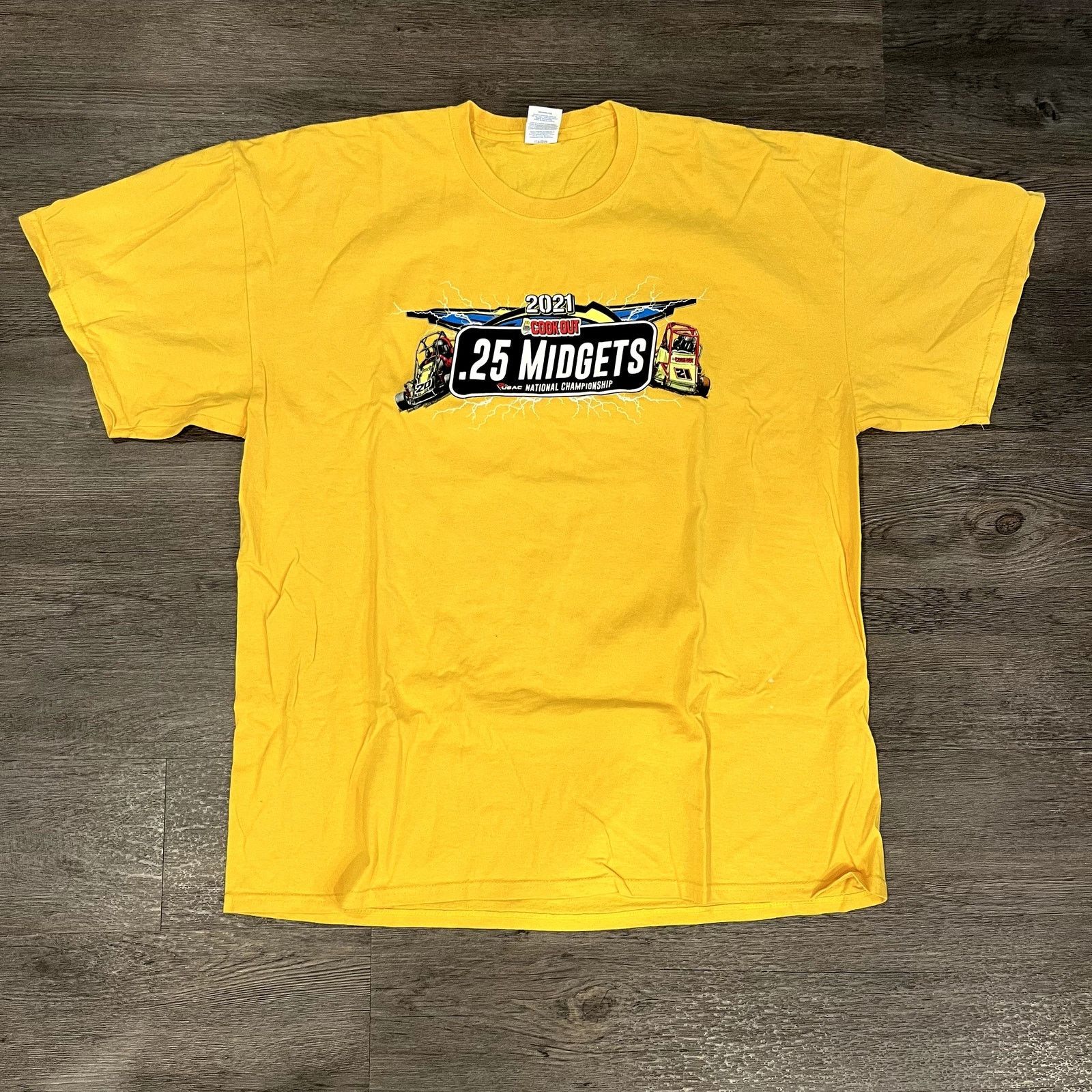 NASCAR Vintage Style Midget Racing Black Motorsports Tee Streetwear Size US XXL / EU 58 / 5 - 2 Thumbnail
