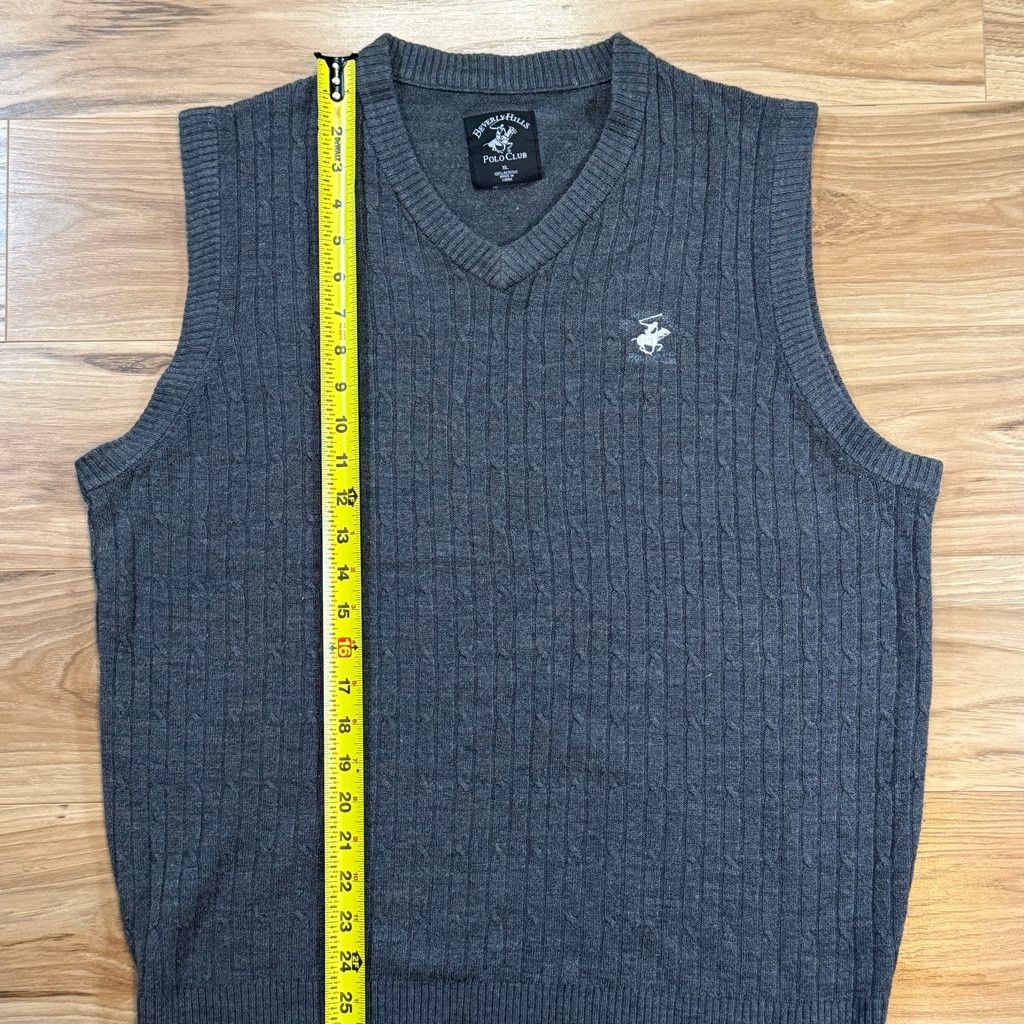 J Brand Beverly Hills Polo Club Men’s XL Sweater Vest Size US XL / EU 56 / 4 - 6 Thumbnail
