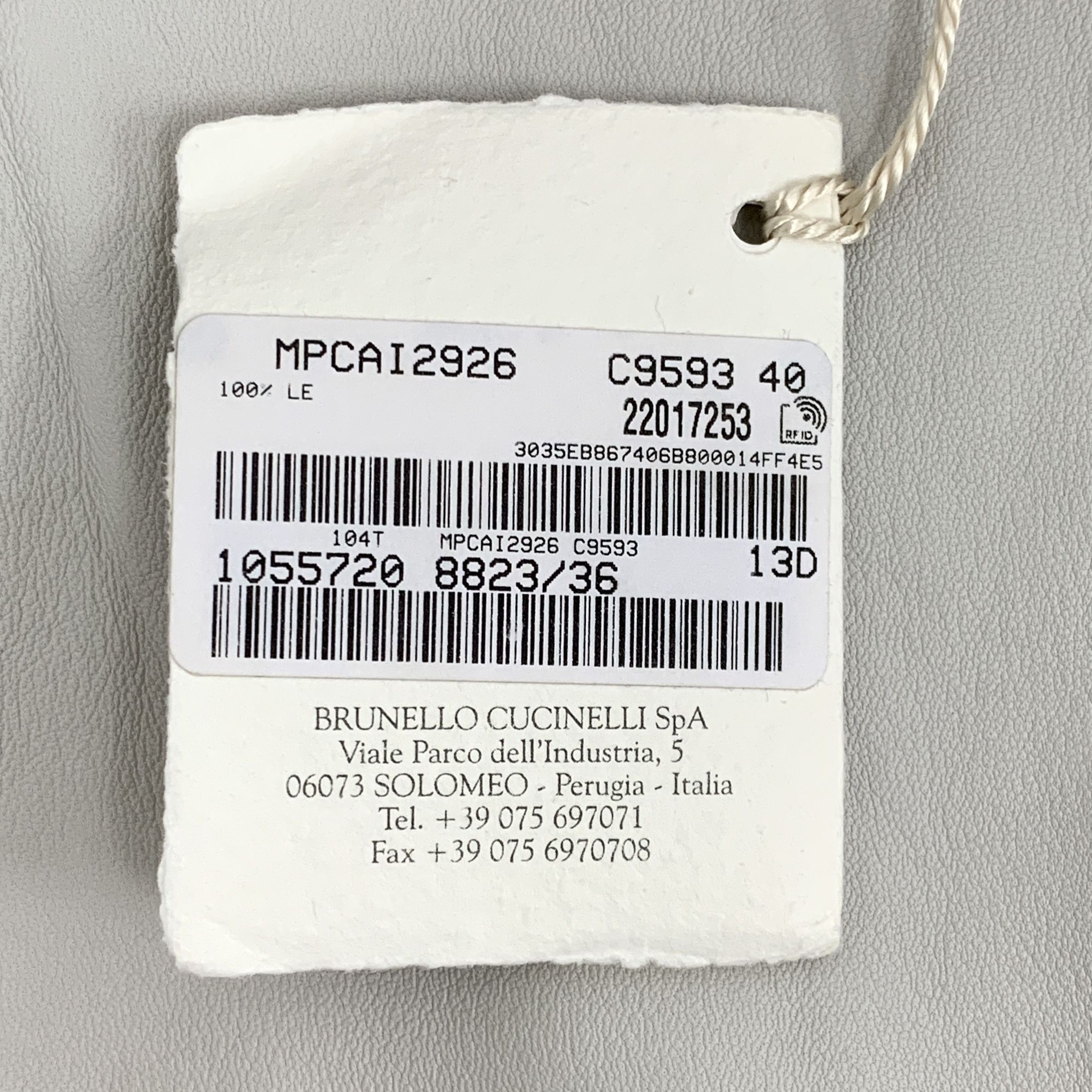 Brunello Cucinelli Brunello Cucinelli Grey Leather Zip Jacket (Size 40) Size US XXS / EU 40 - 4 Thumbnail