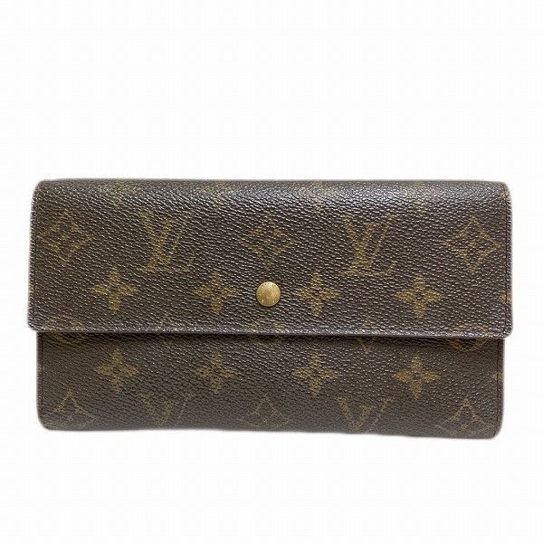 Louis Vuitton Louis Vuitton Louis Vuitton Monogram Portefeuille International Wallet M61215 Canvas Long Wallet M61215 in Fair Condition Size ONE SIZE - 1 Thumbnail