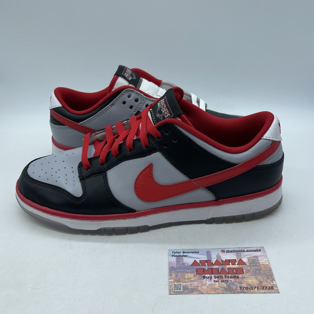 Nike Clark Atlanta university x dunk low panthers Size US 9.5 / EU 42-43 - 1 Thumbnail