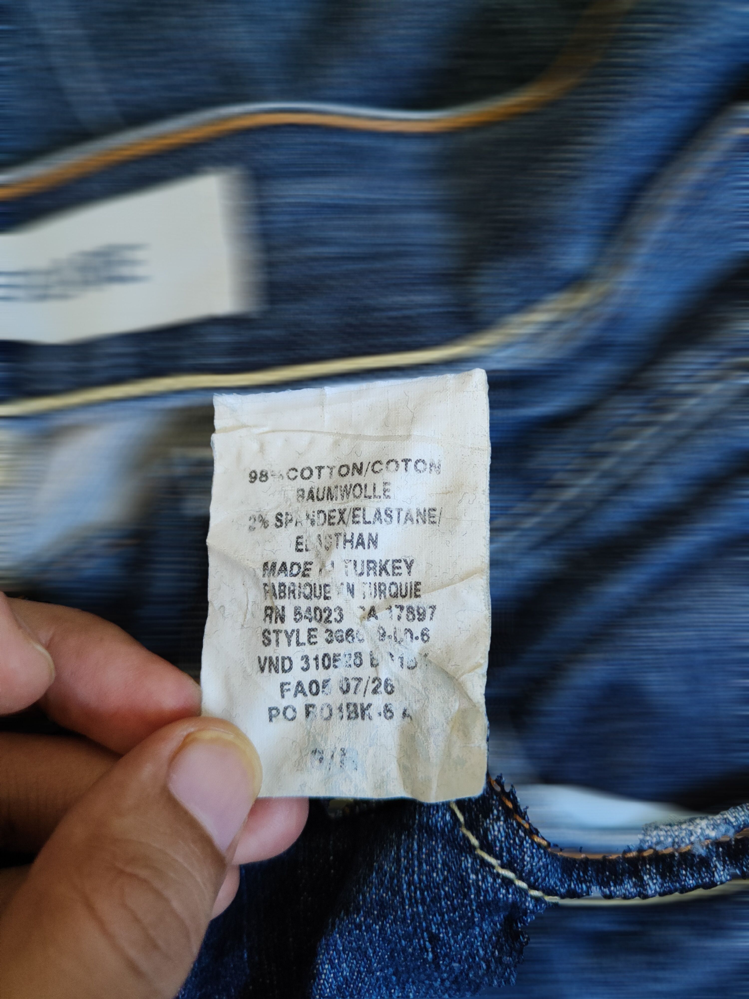 Gap Gap Dark Blue Distressed Ripped Jeans#S1806 Size 30" / US 8 / IT 44 - 14 Thumbnail