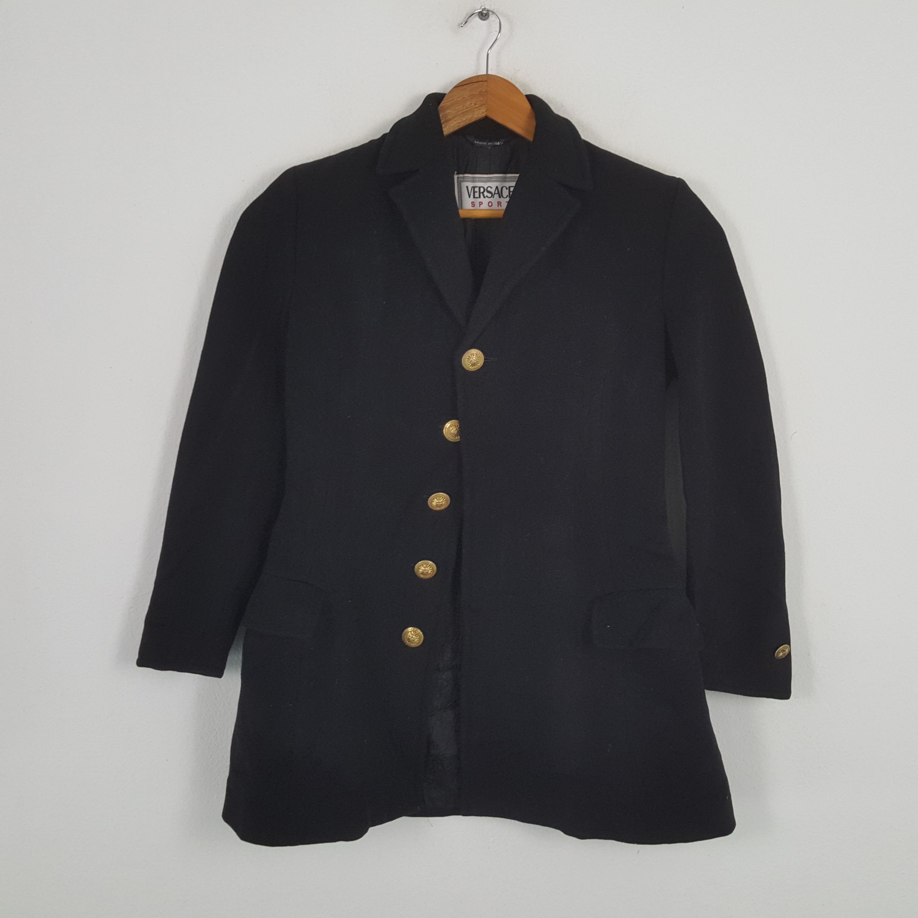 Versace × Vintage Vintage VERSACE SPORT Italian Fashion Brand Jacket Size S / US 4 / IT 40 - 1 Thumbnail
