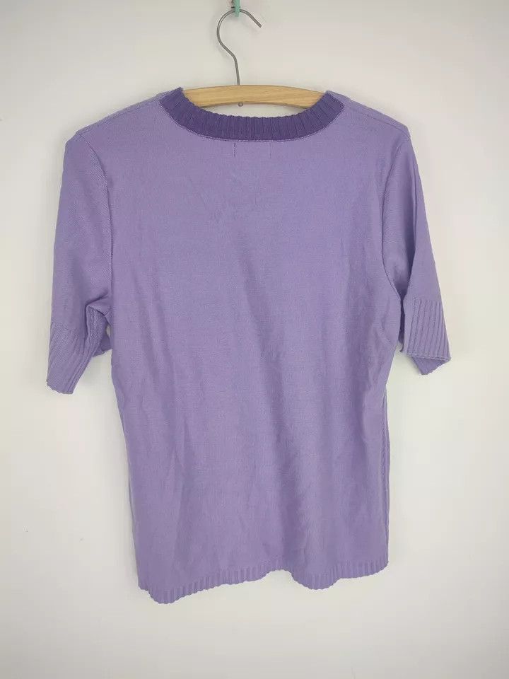 Vintage OLEANA Norway Silk & Merino Wool top t-shirt size M Size M / US 6-8 / IT 42-44 - 12 Thumbnail